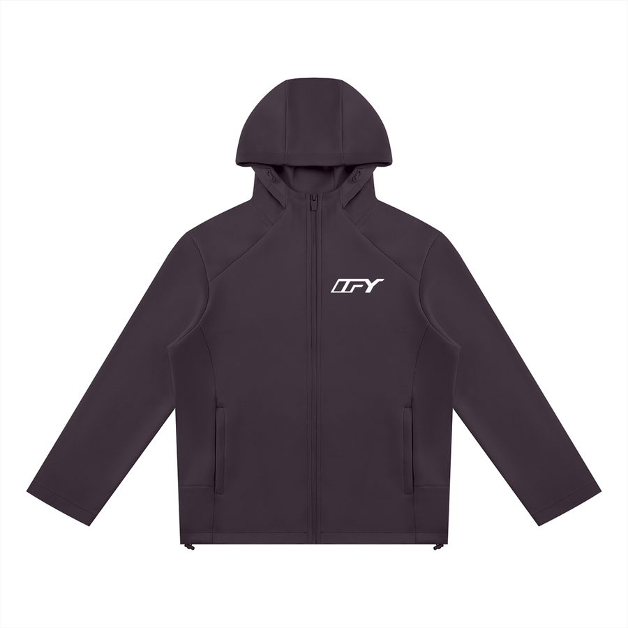 Unisex Paneled Full Zip Hoodie