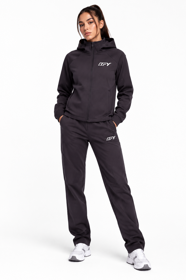 Unisex Paneled Full Zip Hoodie