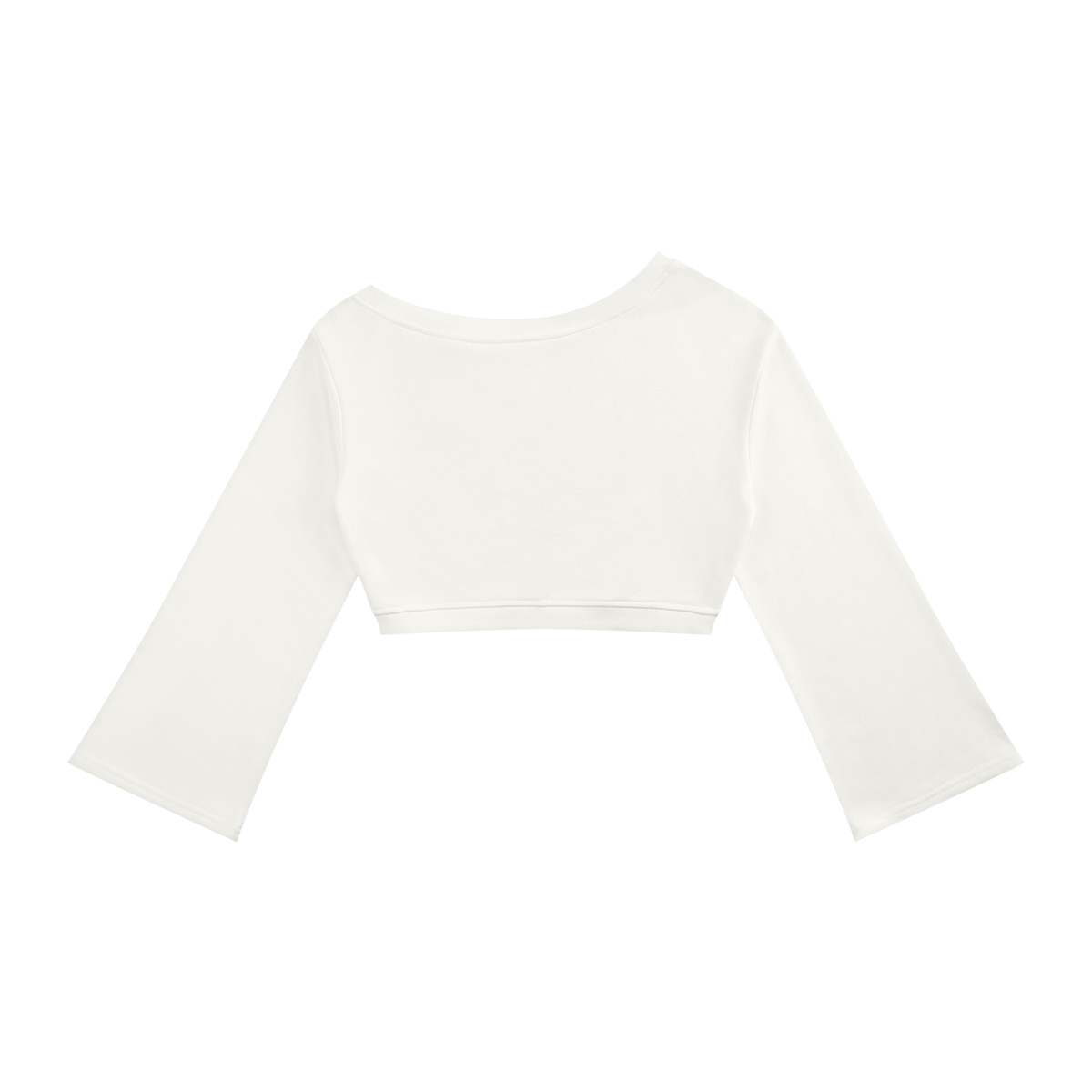 Raw-Edge Wide-Leg Sweatpants & Sweatshirt Co-ords
