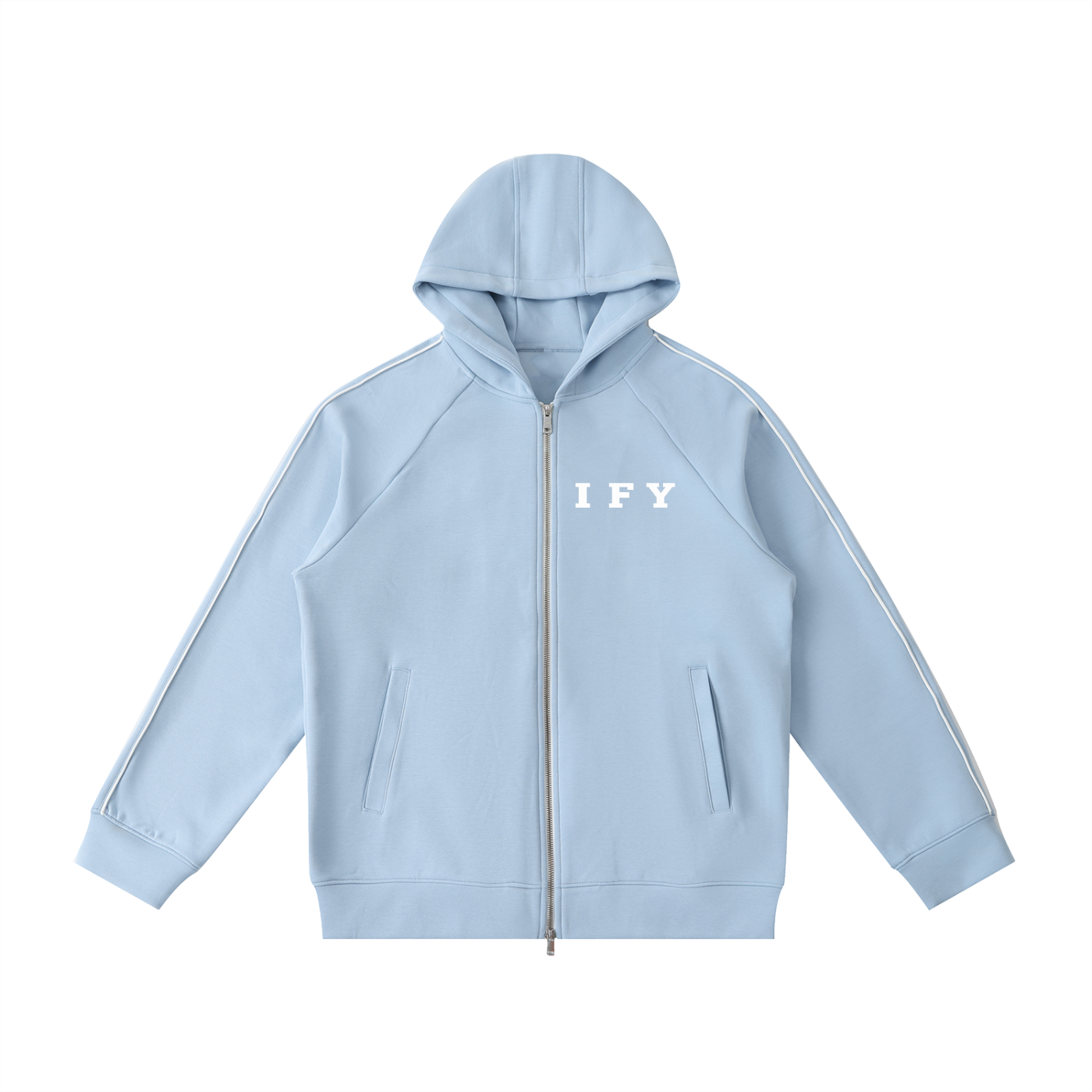 Heavyweight Raglan Sleeve Zip Hoodie