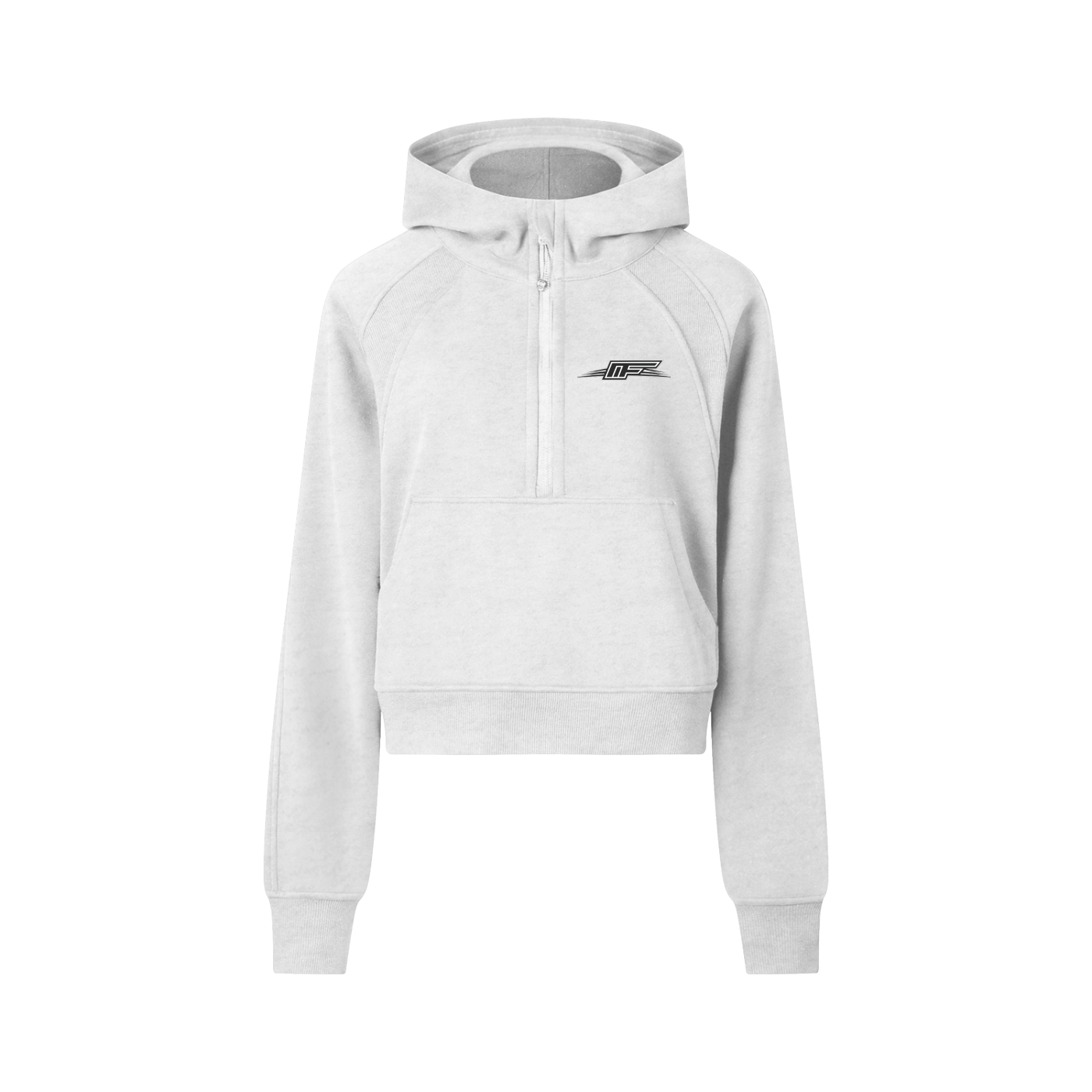 Stylish Cropped Half-Zip Hoodie for Women: Comfort Meets Versatility