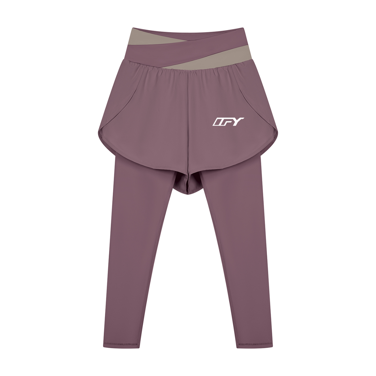 Women's Paneled High Waisted Yoga Leggings