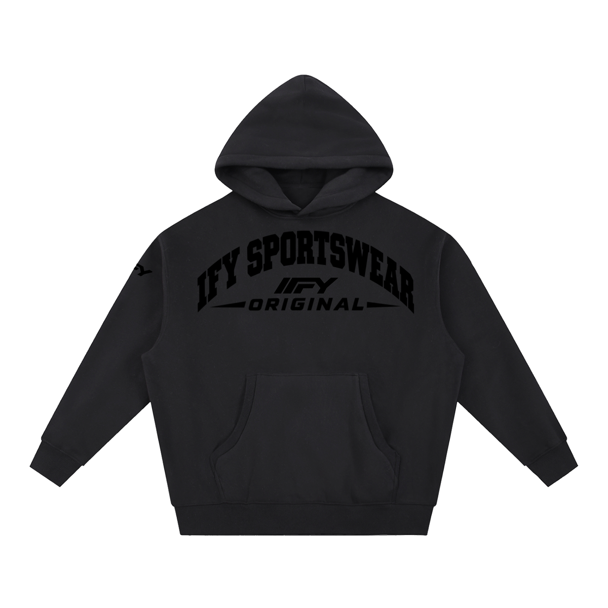 Oversized Boxy-Fit Fleece Hoodie