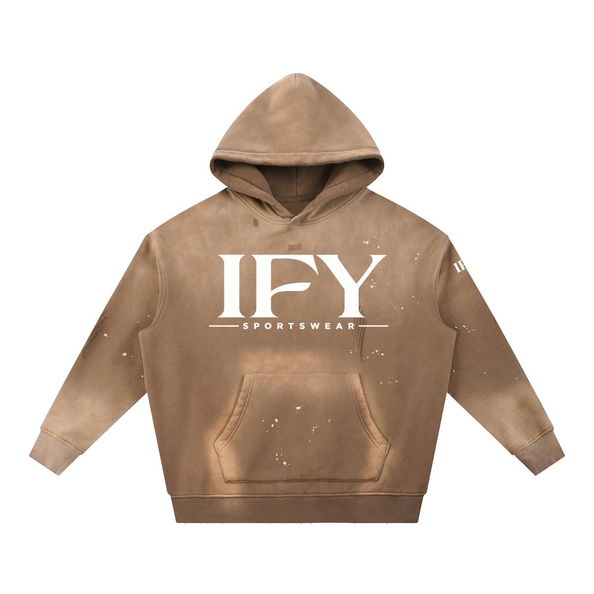 Vintage Washed Frayed Fleece Hoodie - Your Go-To Cozy Essential