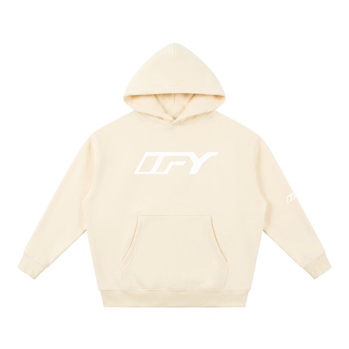Essential Oversized Boxy Fit Fleece Hoodie