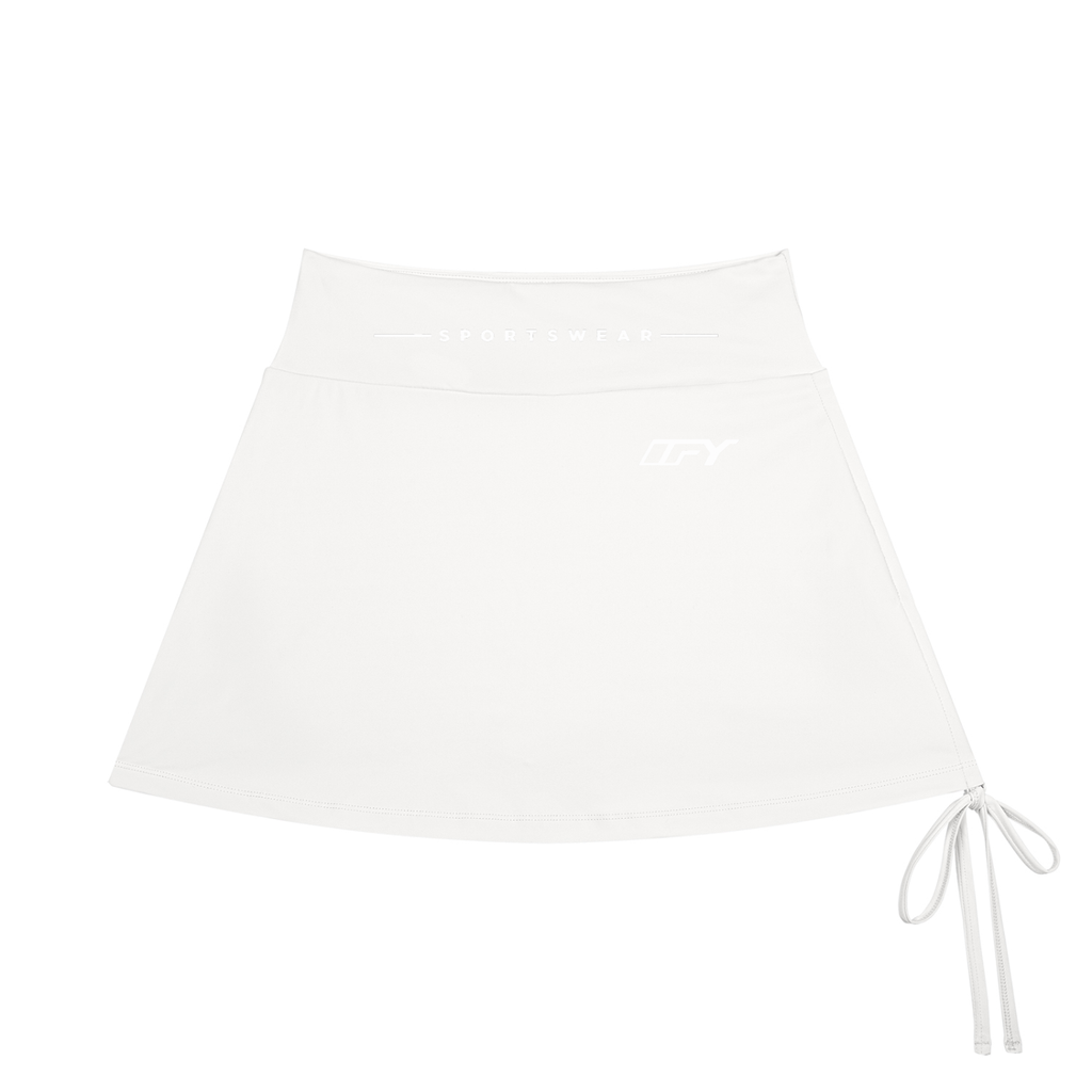 Women's Drawstring A-Line Yoga Skort