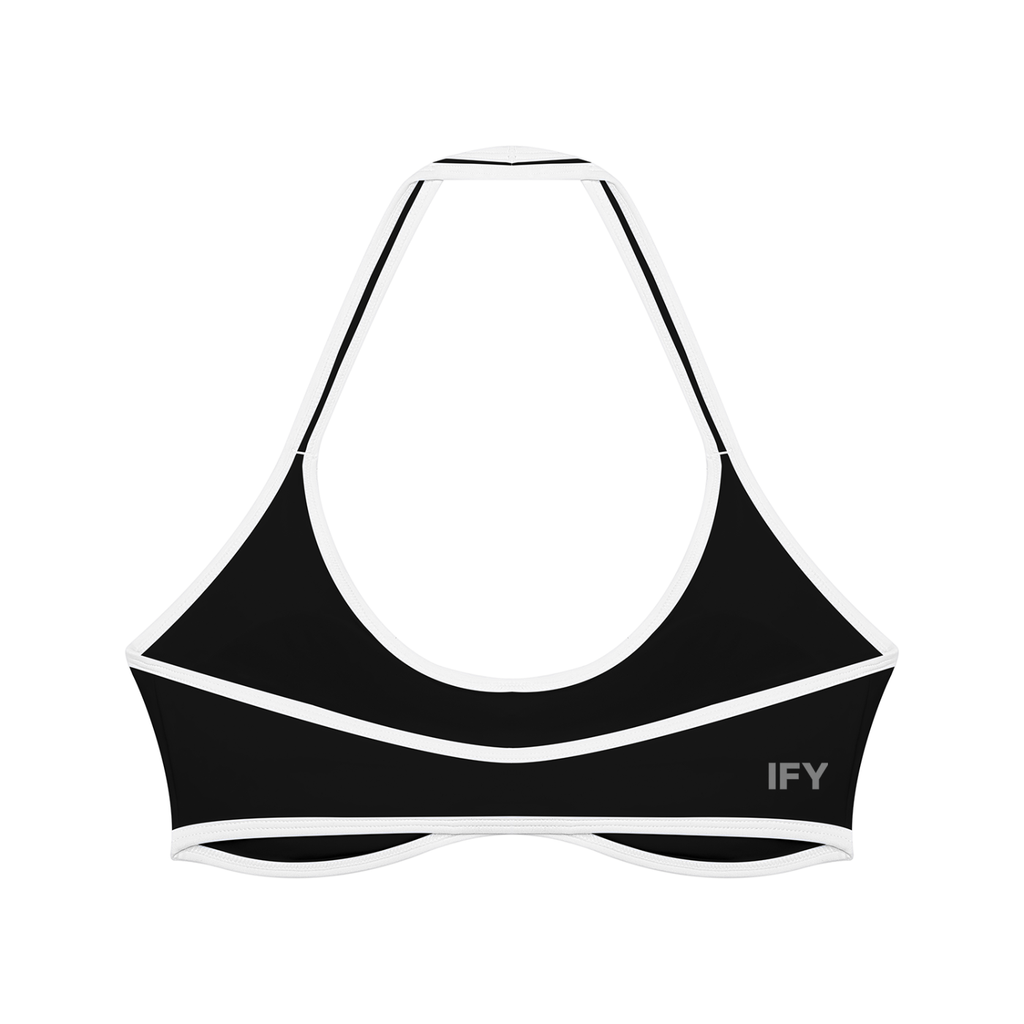 Women's Halter Color Block Yoga Sports Bra