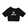 Asymmetric Shoulder Oversized T-Shirt - Cotton Gym Tee | BRACE