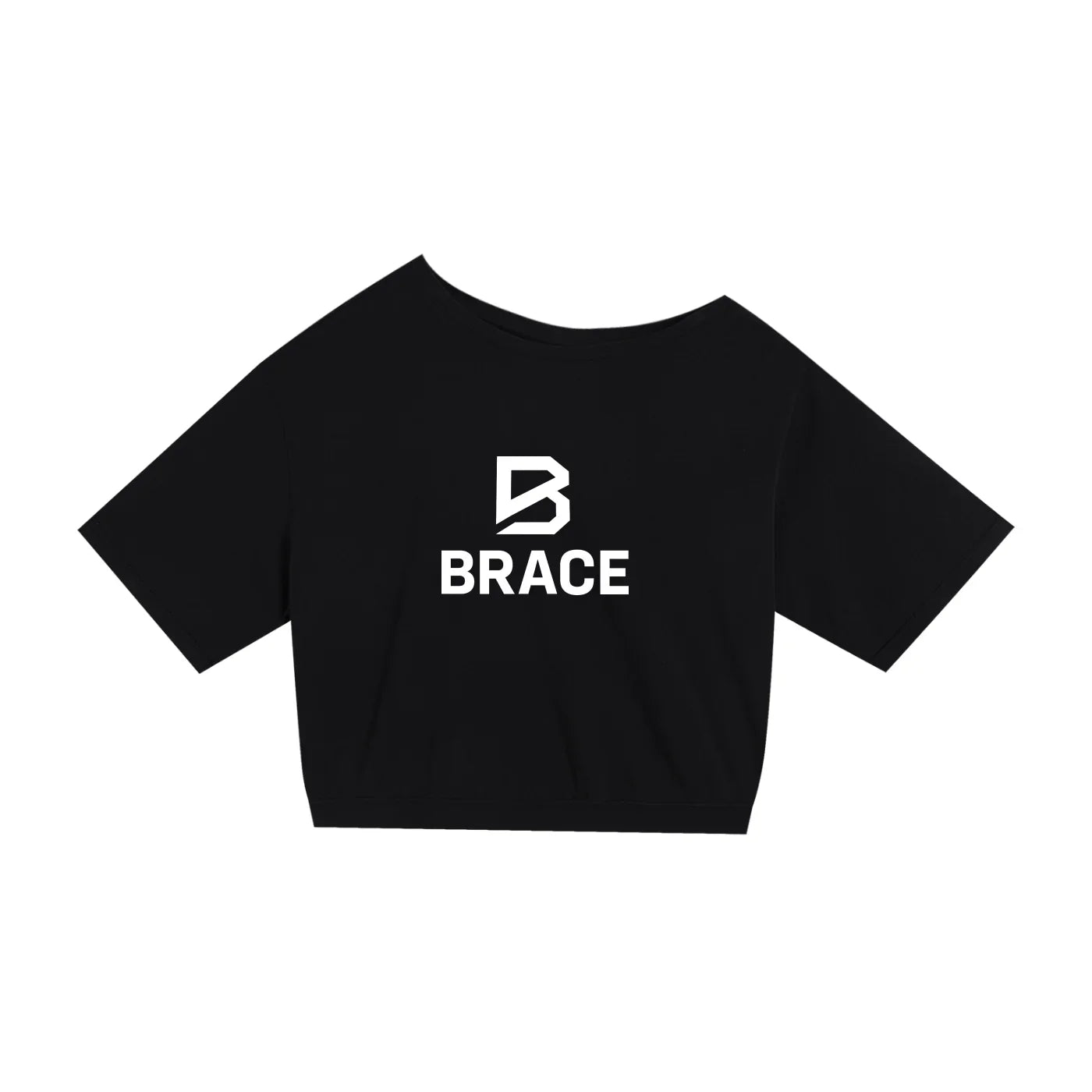 Asymmetric Shoulder Oversized T-Shirt - Cotton Gym Tee | BRACE