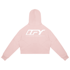 Cropped Zip-Through Hoodie
