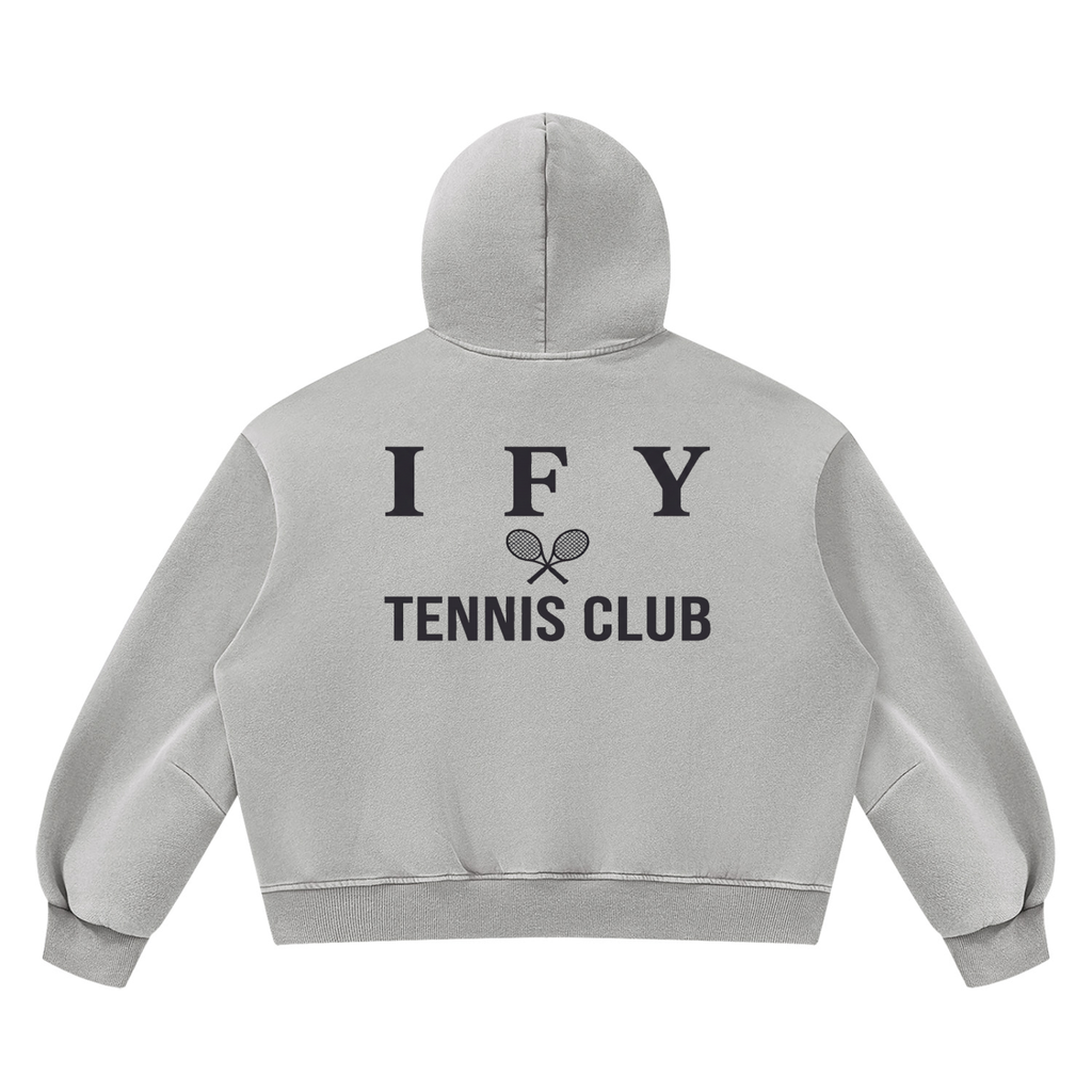 Vintage Wash Boxy Fleece Hoodie