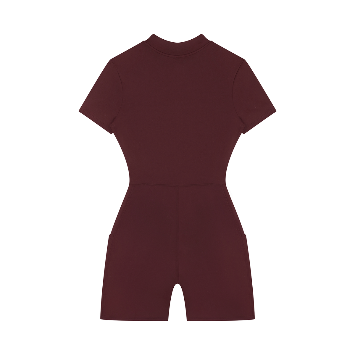 Quarter-Zip Short Sleeve Romper