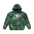Unisex Sunfade Frayed Fleece Hoodie