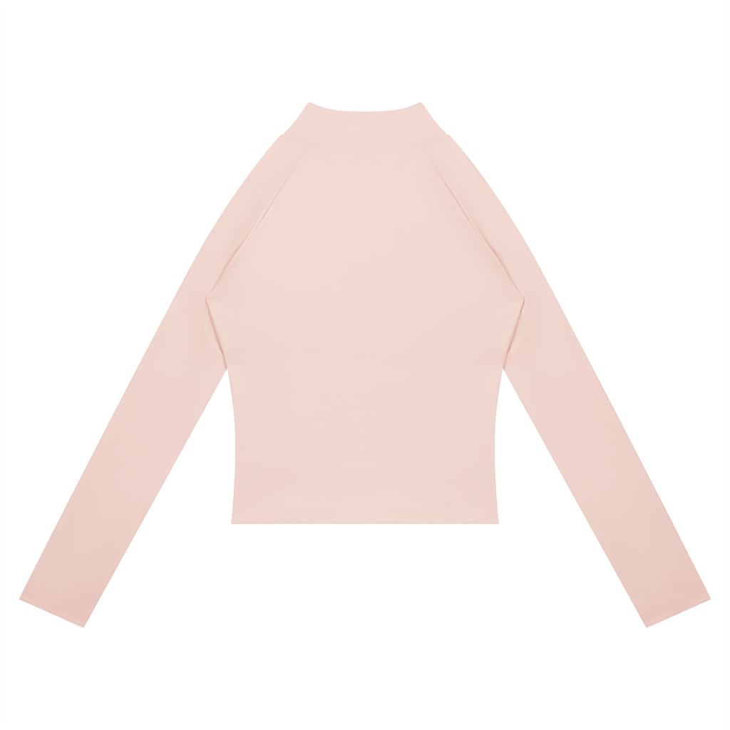 Panelled Cropped Full-Zip Yoga Jacket