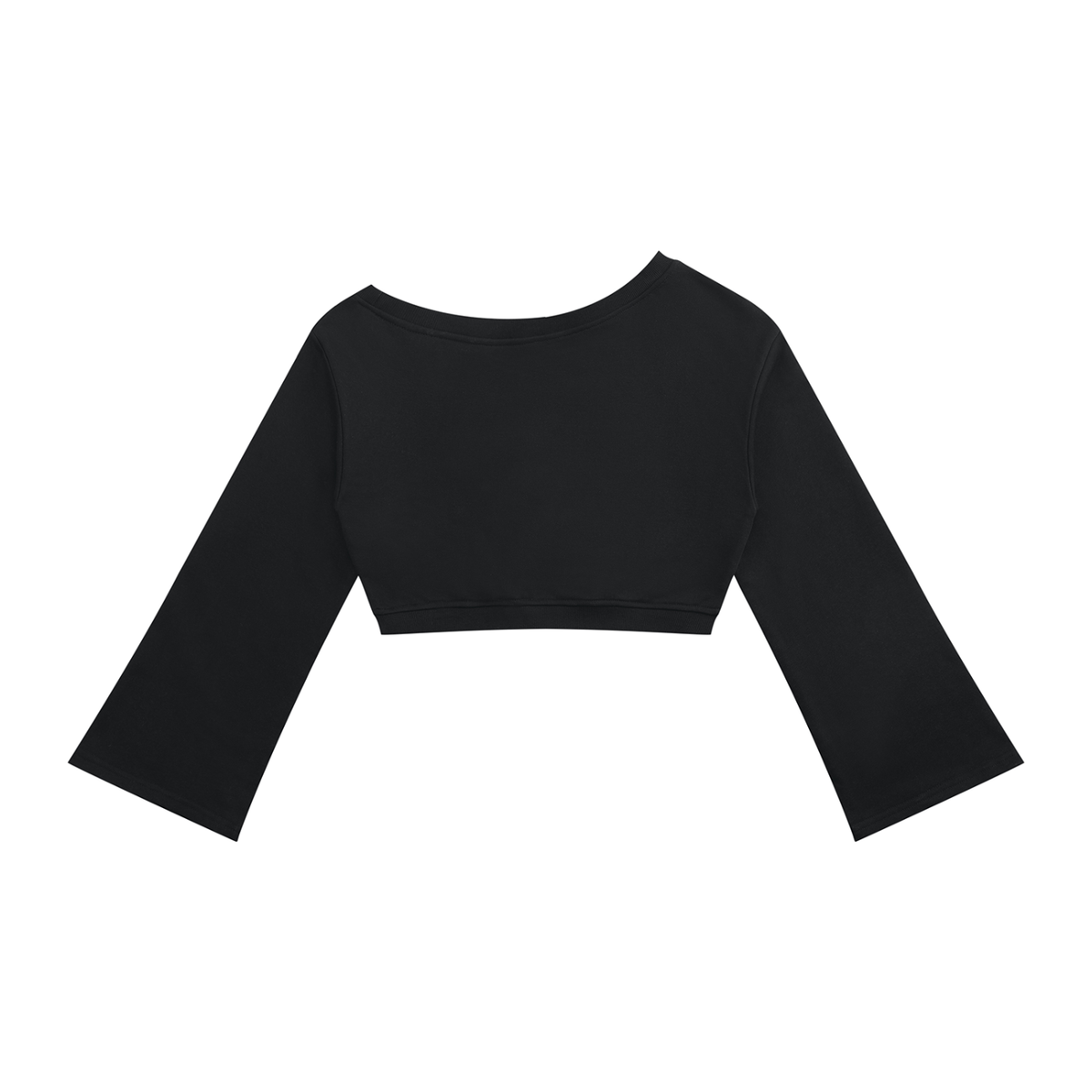 Raw-Edge Wide-Leg Sweatpants & Sweatshirt Co-ords