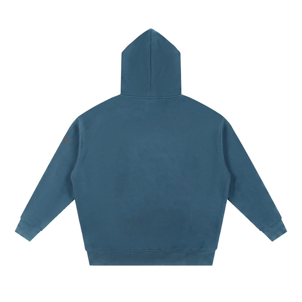 Oversized Boxy-Fit Fleece Hoodie