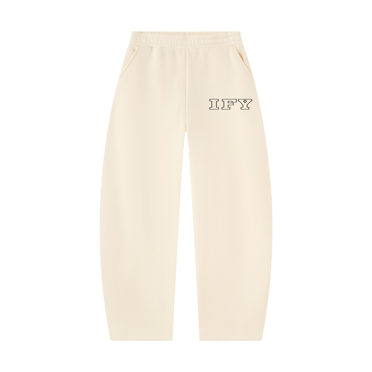 Unisex Barrel-Leg Sweatpants