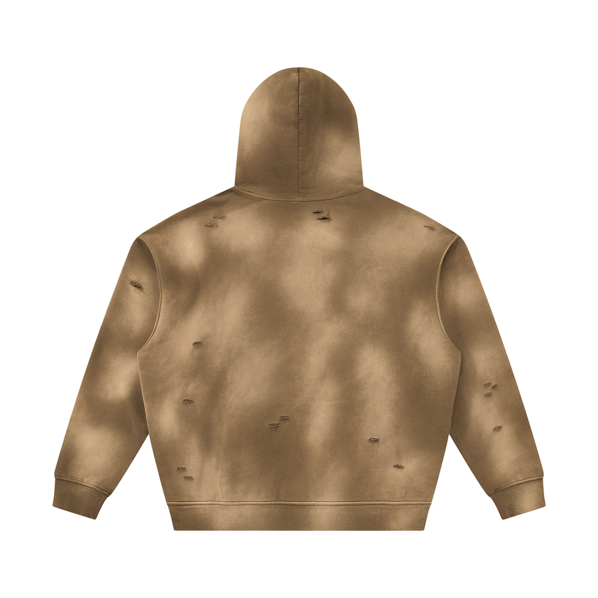 Unisex Frayed Fleece Hoodie for Ultimate Comfort and Style