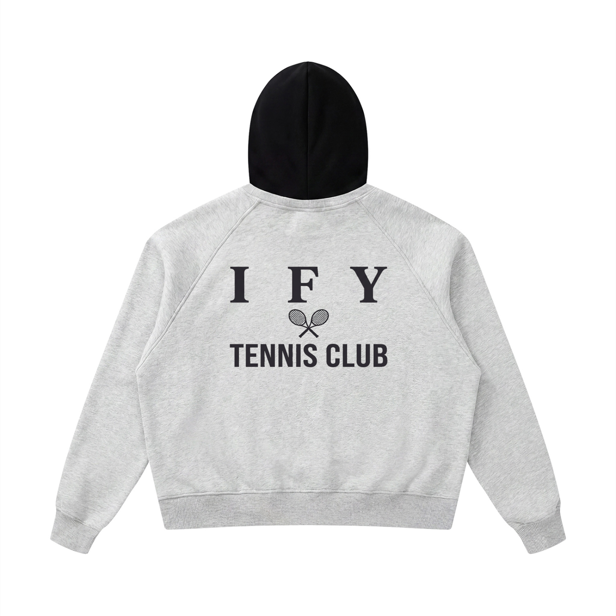 Fleece Raglan Colour Block Hoodie