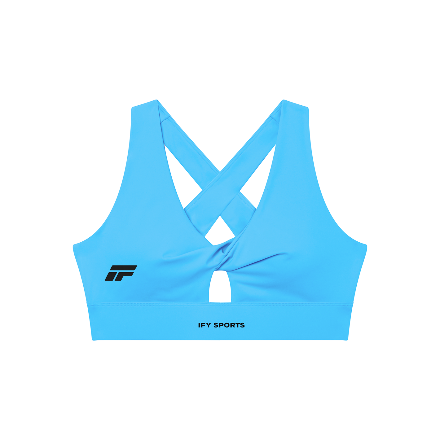 Women's Twist Front V-Neck Sports Bra