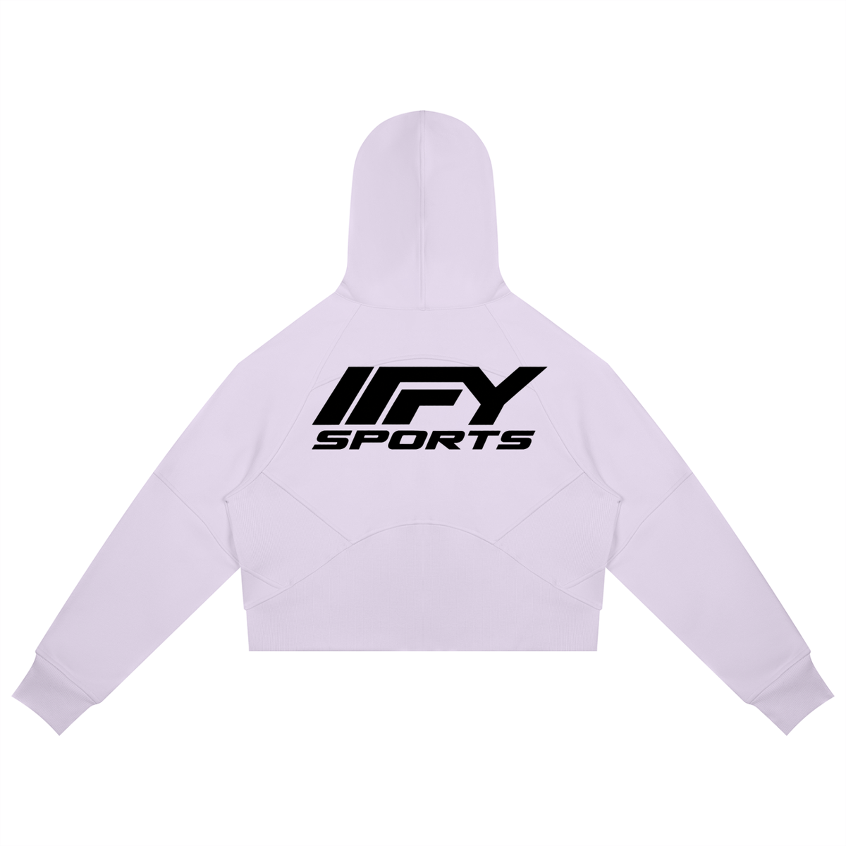 Cropped Zip Hoodie & Wide-Leg Fleece Set
