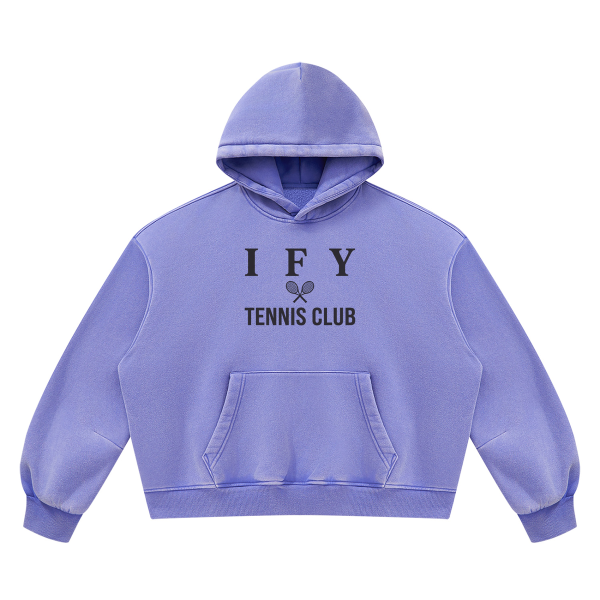 Vintage Wash Boxy Fleece Hoodie