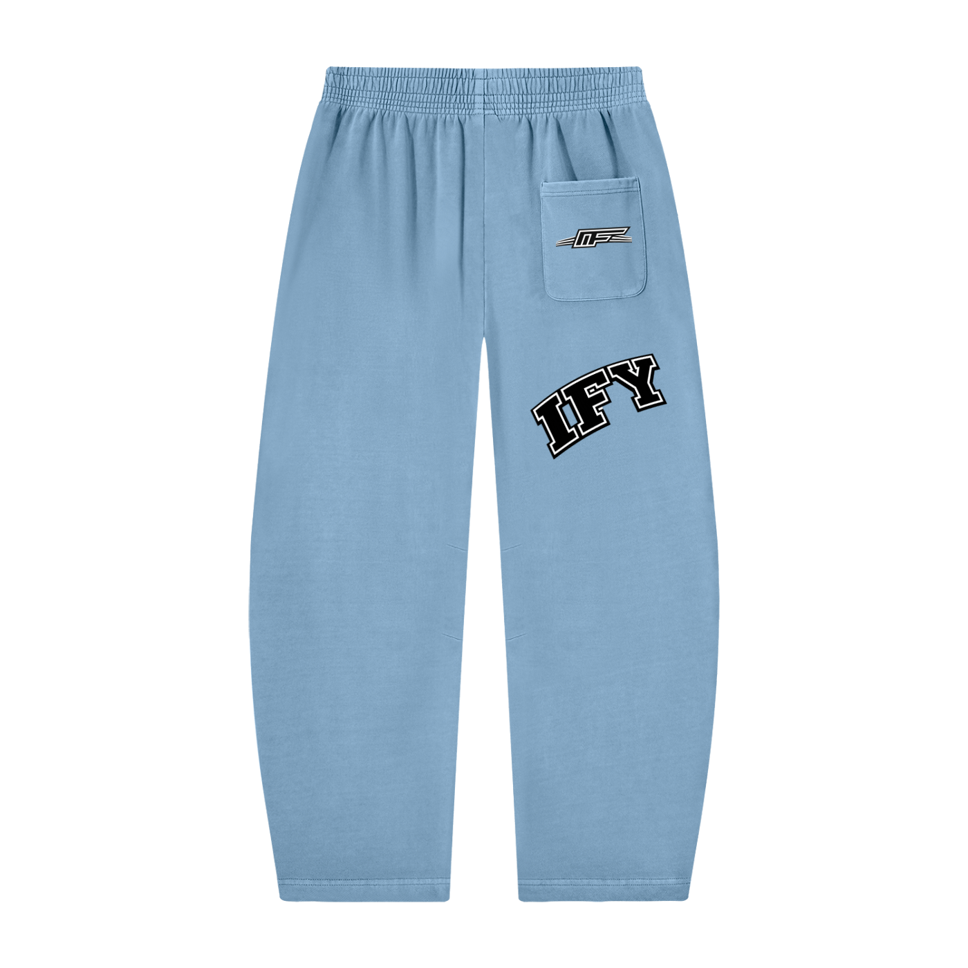Unisex Vintage Washed Barrel Leg Sweatpants