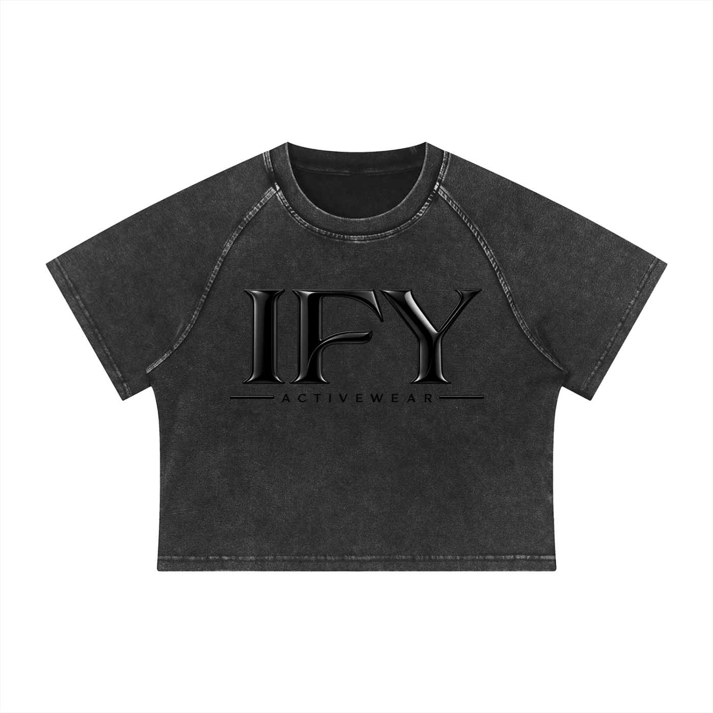 Elevate Your Style with Our Women's Raglan Crop T-Shirt