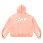 Unisex Vintage Wash Boxy Fleece Hoodie