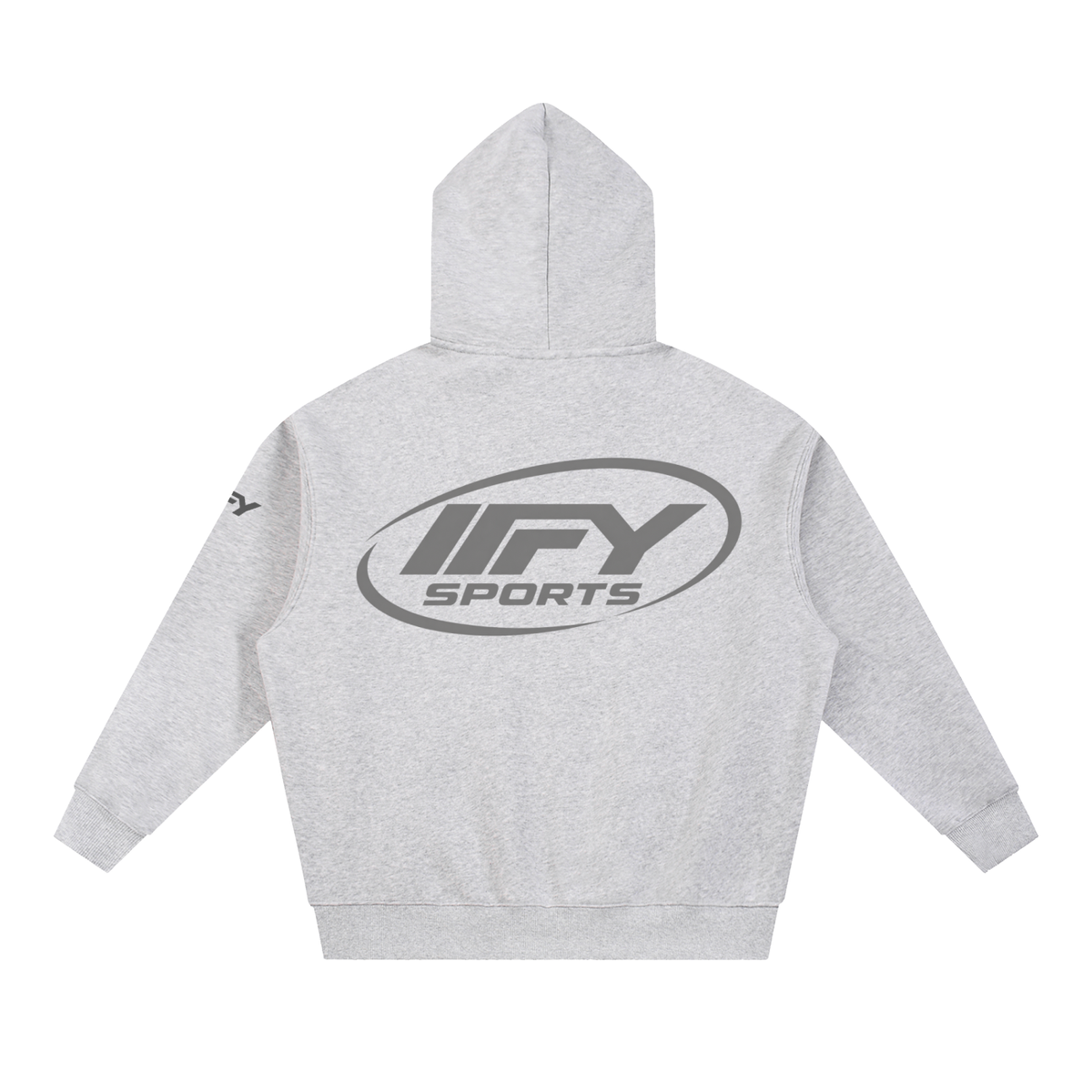 Oversized Boxy-Fit Fleece Hoodie