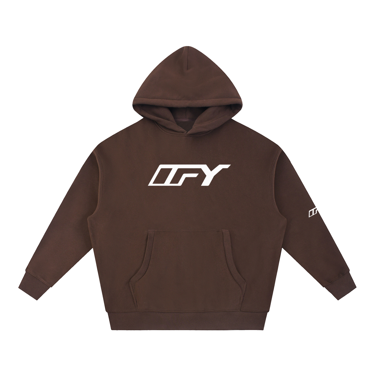 Essential Oversized Boxy Fit Fleece Hoodie