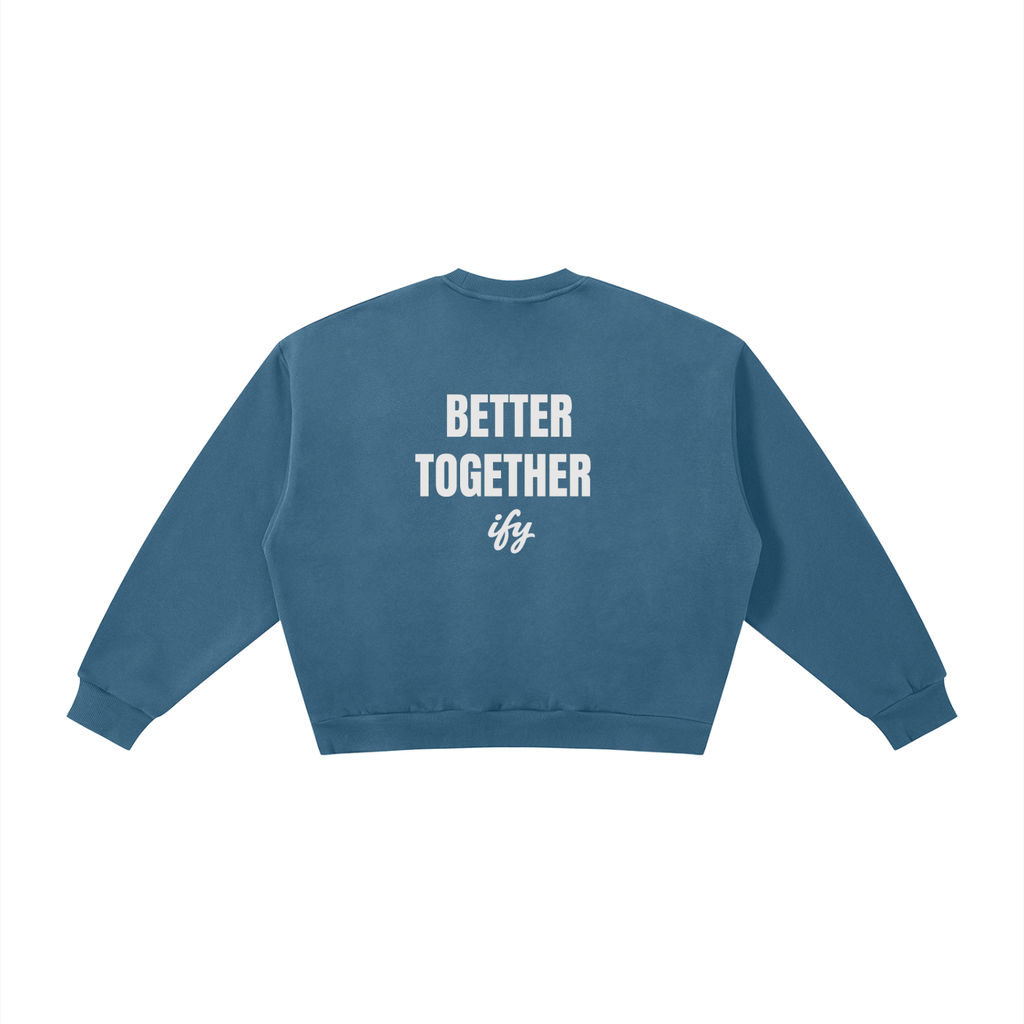 Boxy Fleece Crewneck Sweatshirt