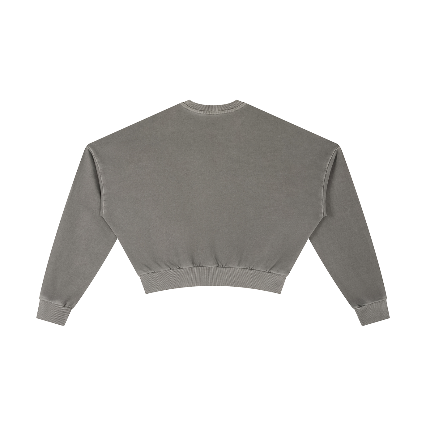Vintage Washed Cropped Sweatshirt - Effortless Style for Any Occasion