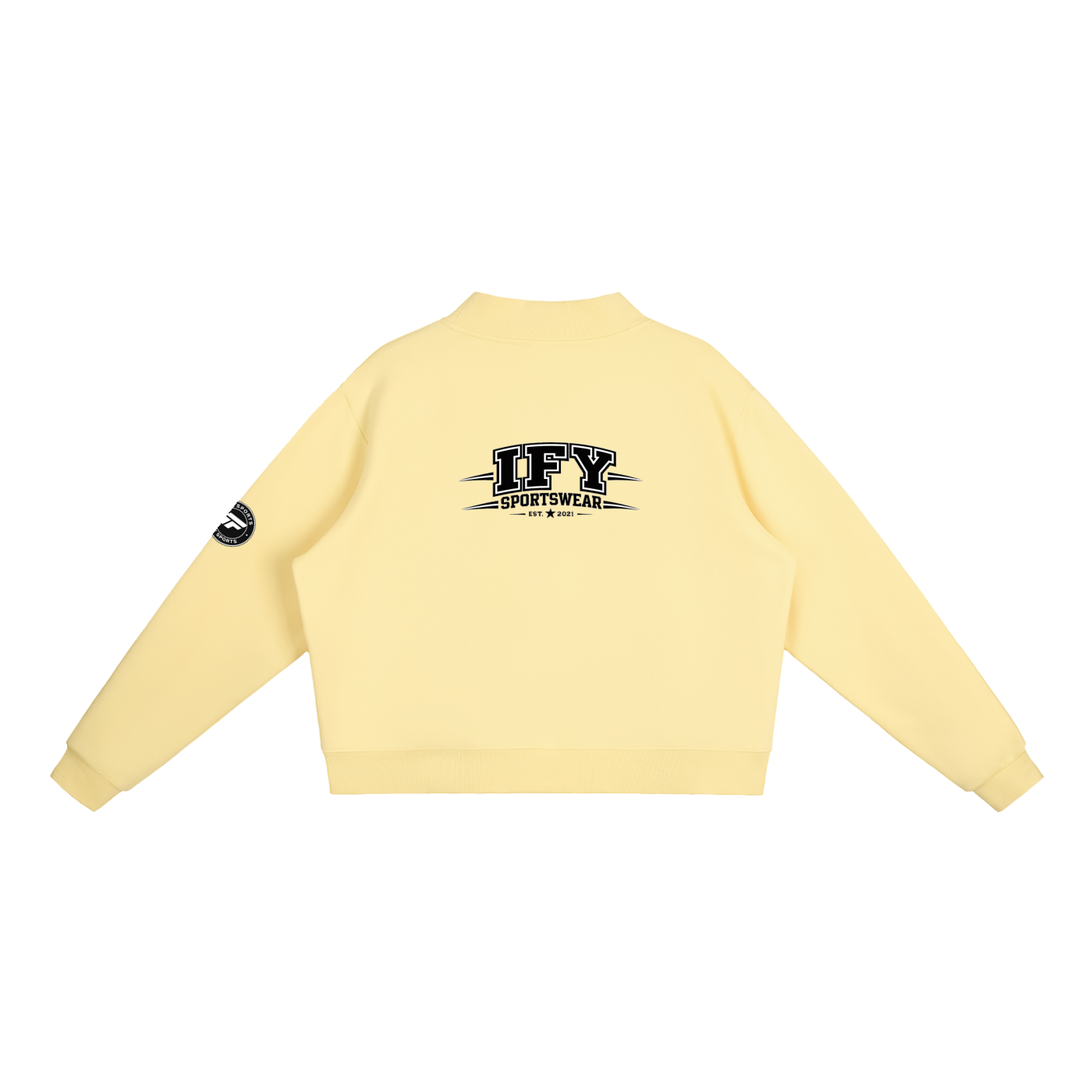 Elevate Your Style with Our Women's Fleece Mock-Neck Sweatshirt