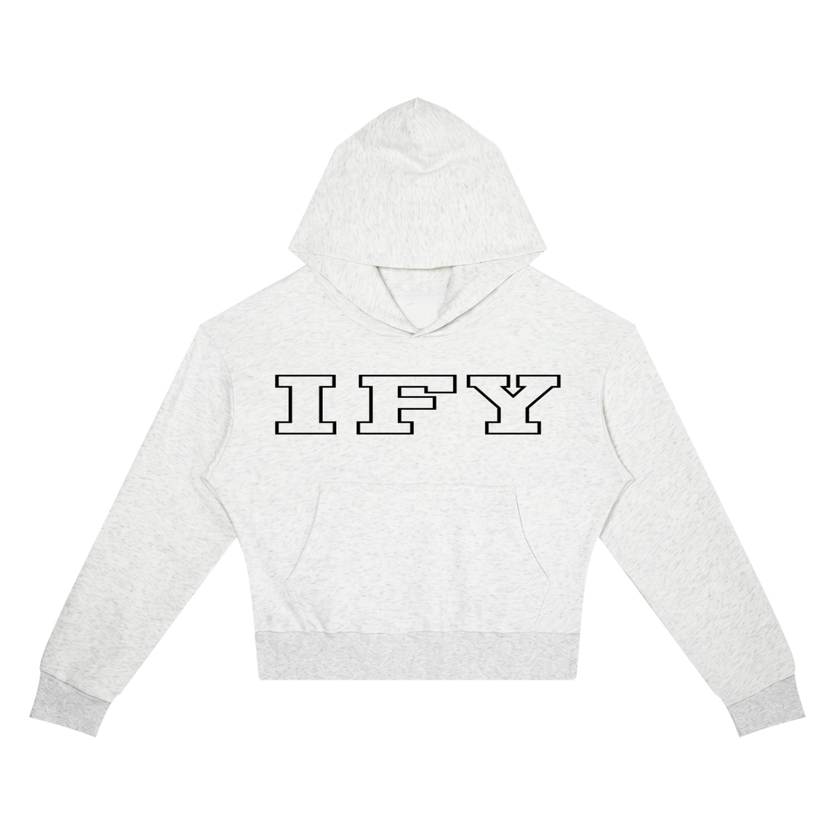 Crop Drop Shoulder Hoodie