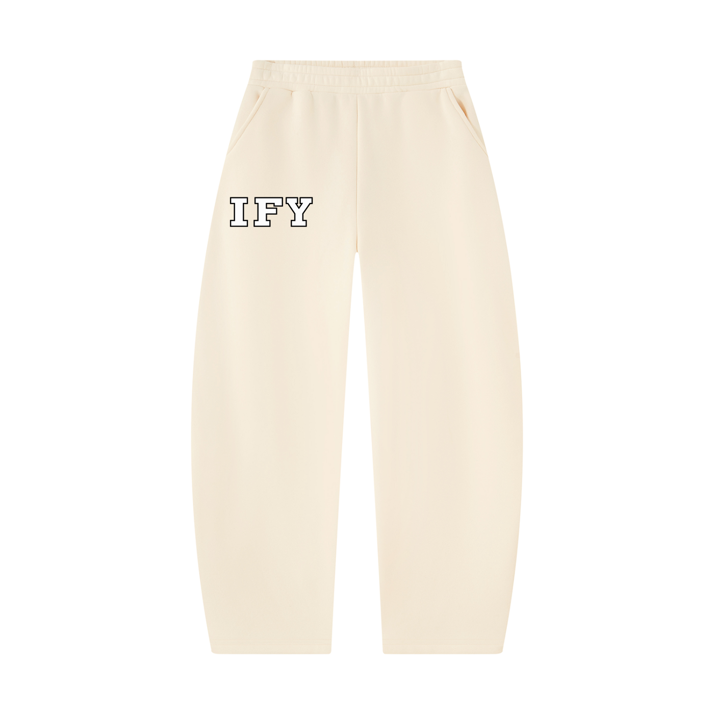 Unisex Barrel Leg Sweatpants
