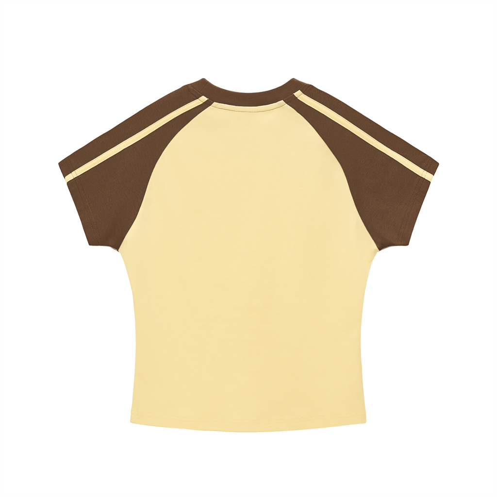 Chic Comfort: Bodycon Raglan Sleeve T-Shirt for Everyday Style