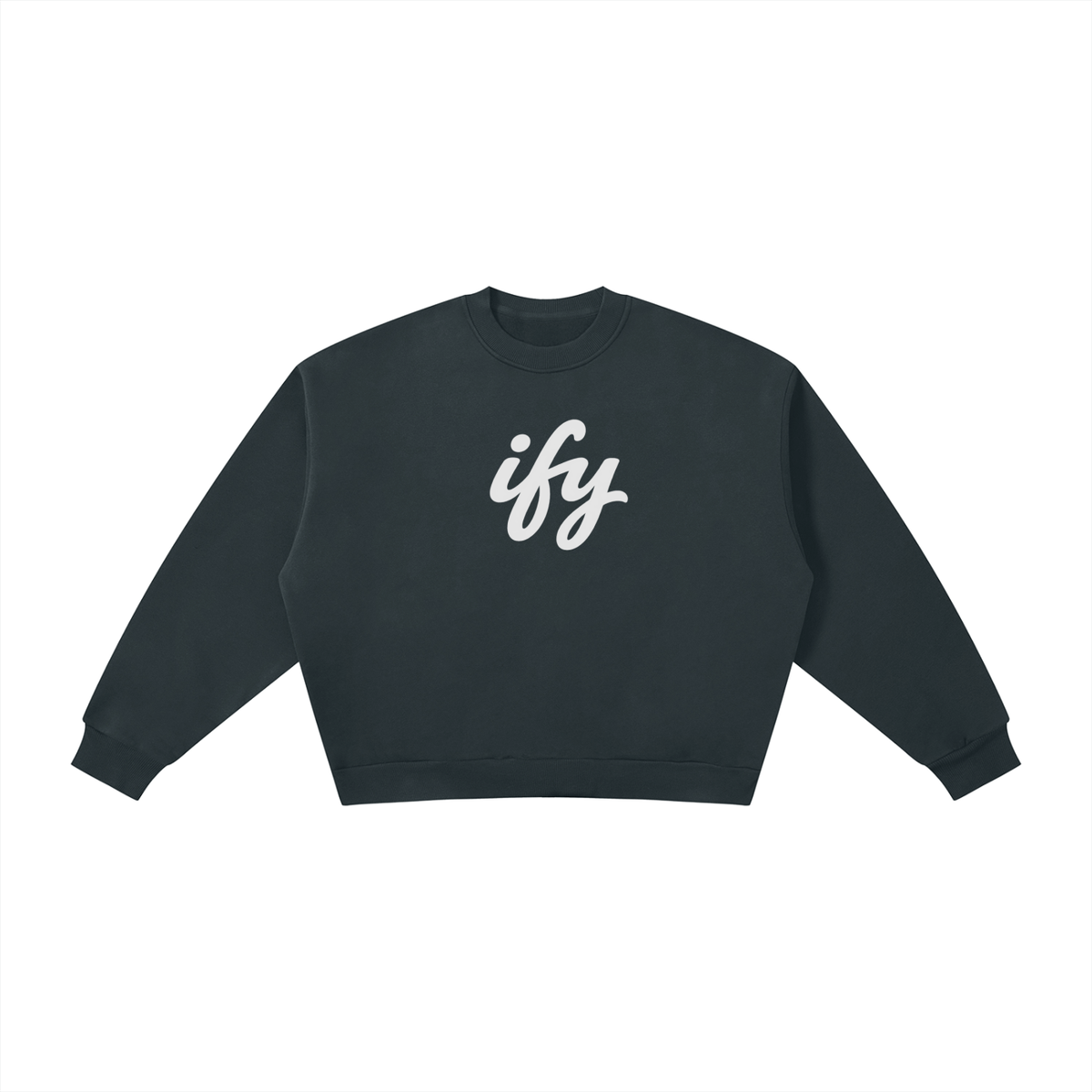 Boxy Fleece Crewneck Sweatshirt