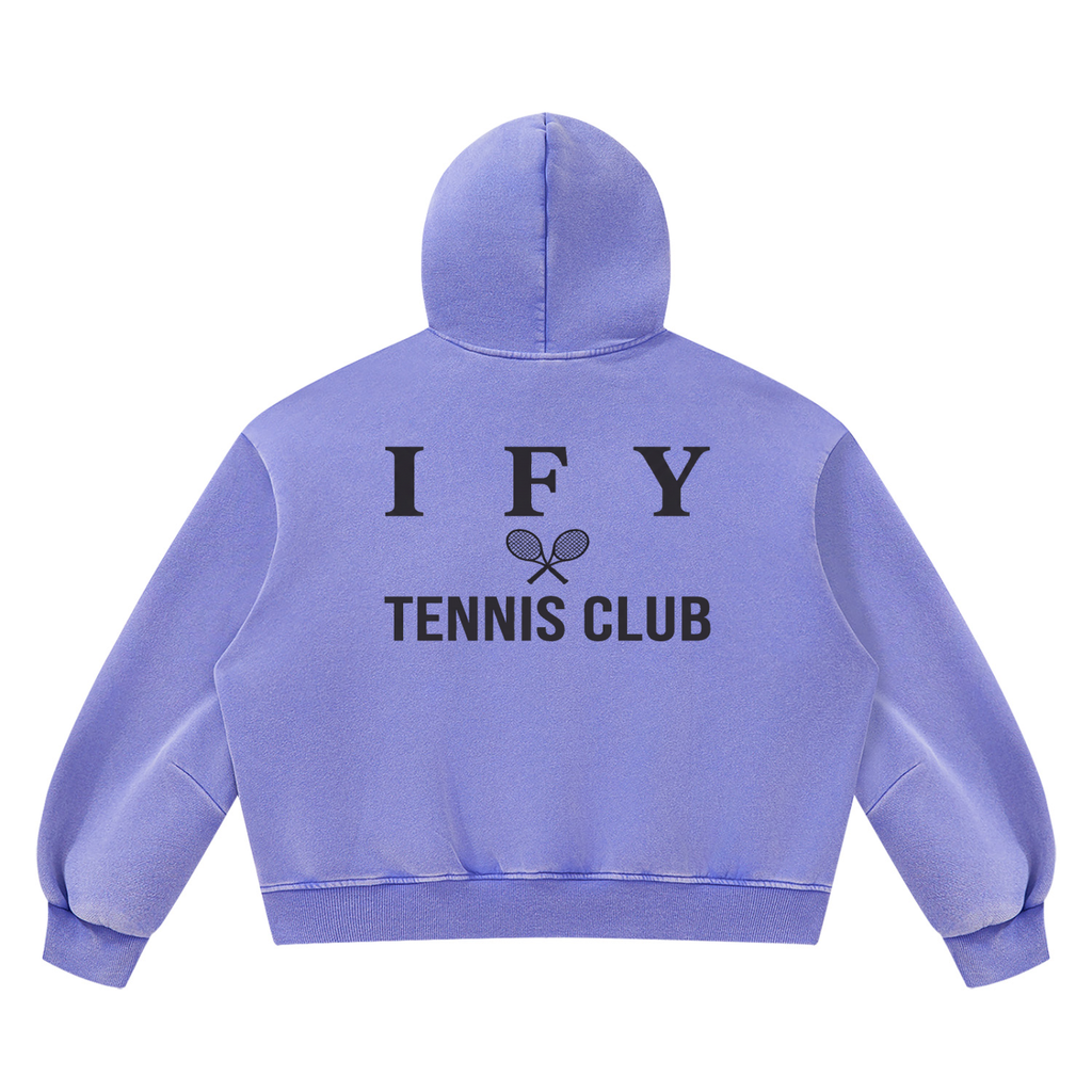 Vintage Wash Boxy Fleece Hoodie