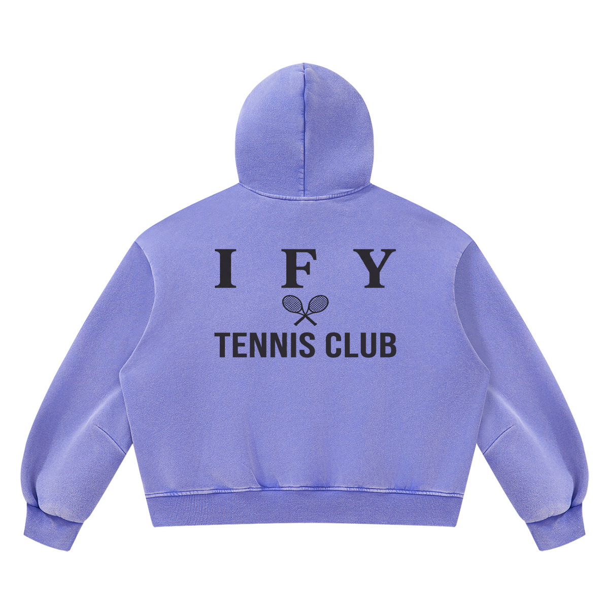 Vintage Wash Boxy Fleece Hoodie