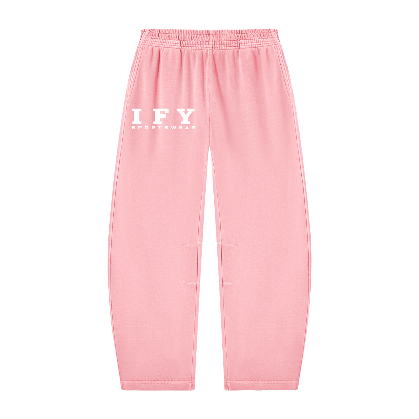 Unisex Vintage Washed Barrel Leg Sweatpants