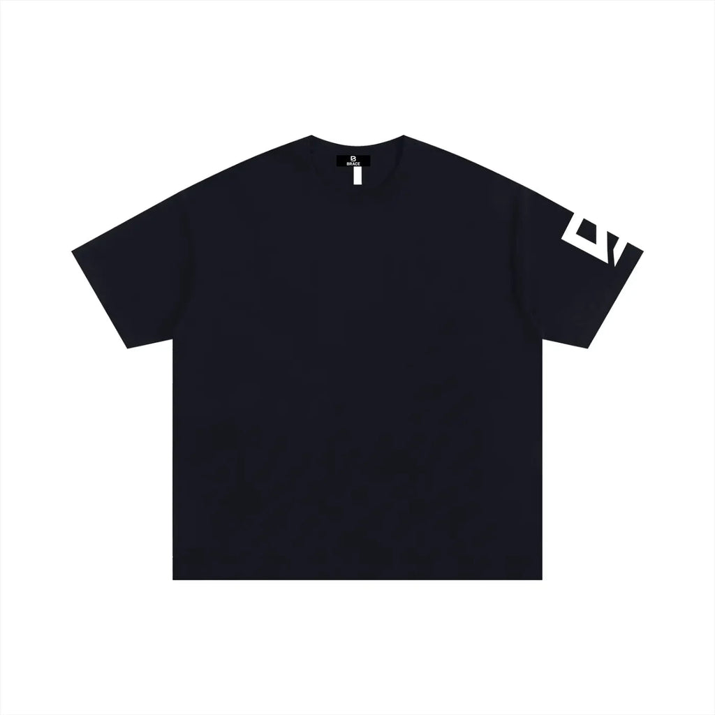 Unisex Oversized Cotton T-Shirt - Relaxed Fit Gym Tee | BRACE