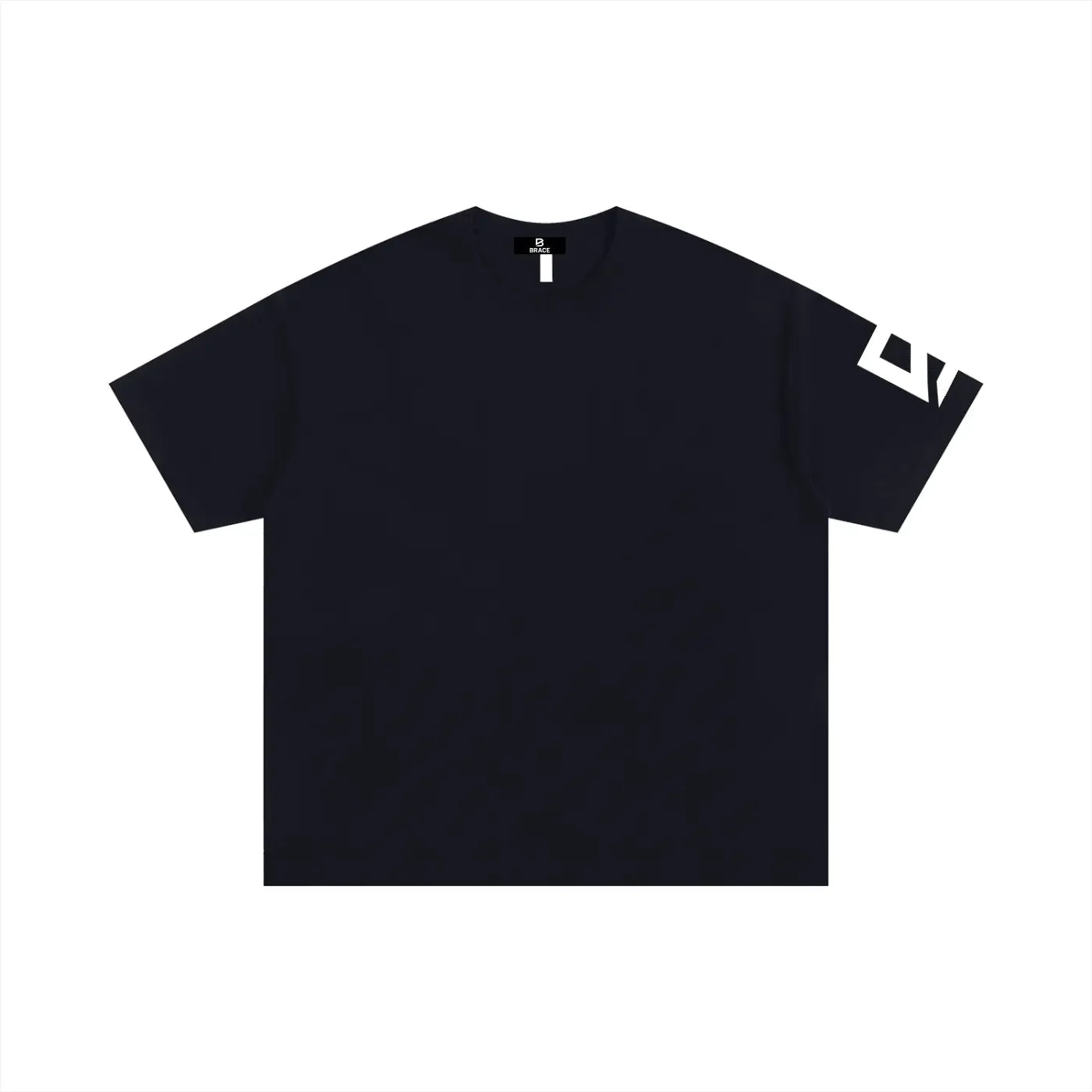 Unisex Oversized Cotton T-Shirt - Relaxed Fit Gym Tee | BRACE