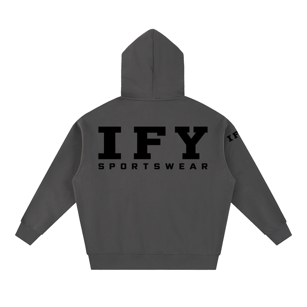 Essential Oversized Fleece Boxy Hoodie