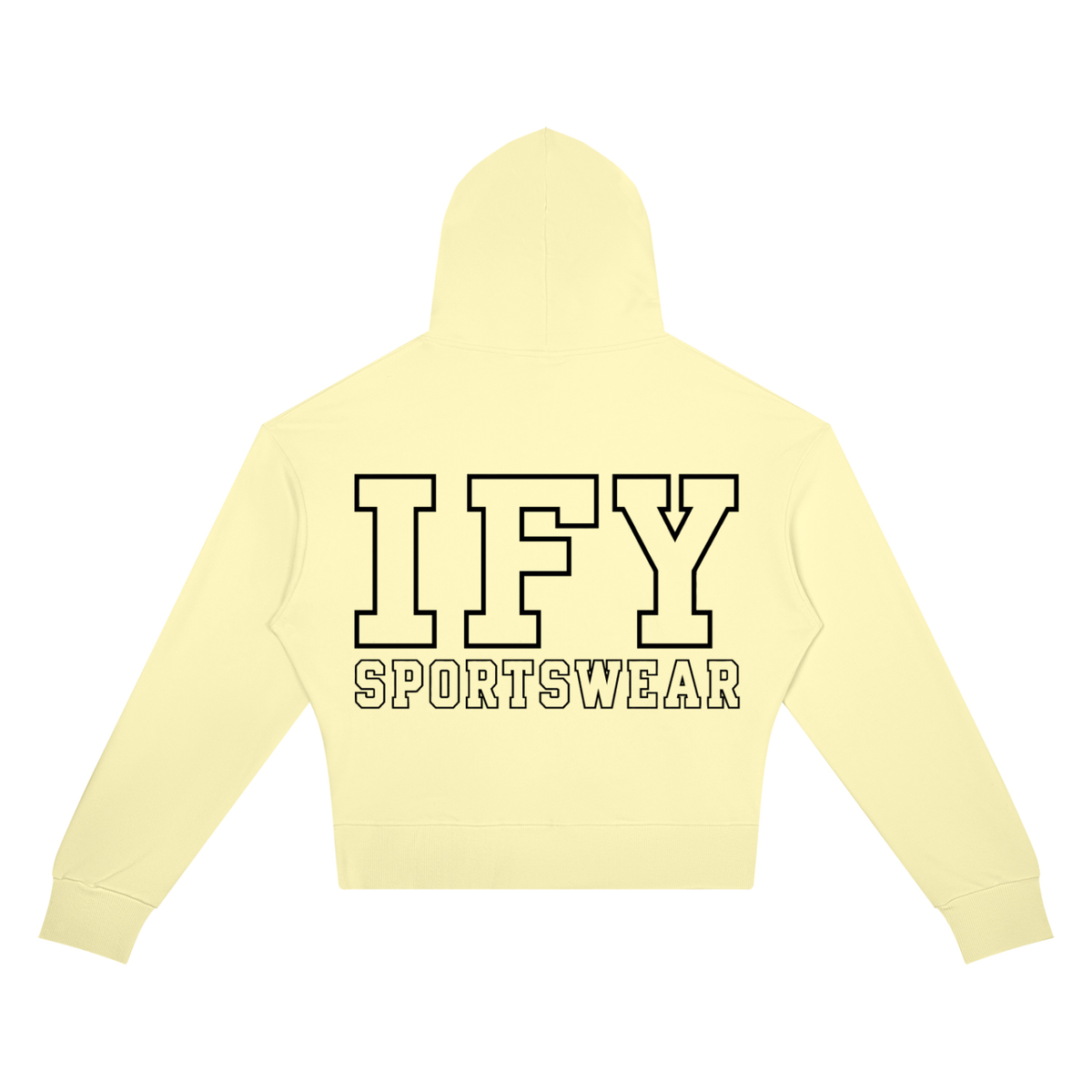 Crop Drop Shoulder Hoodie