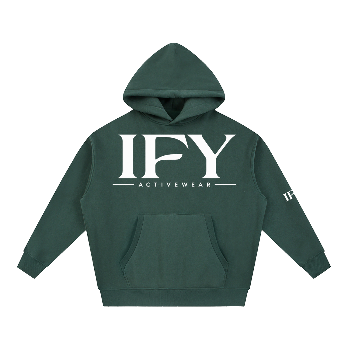 Essential Oversized Boxy Fit Fleece Hoodie