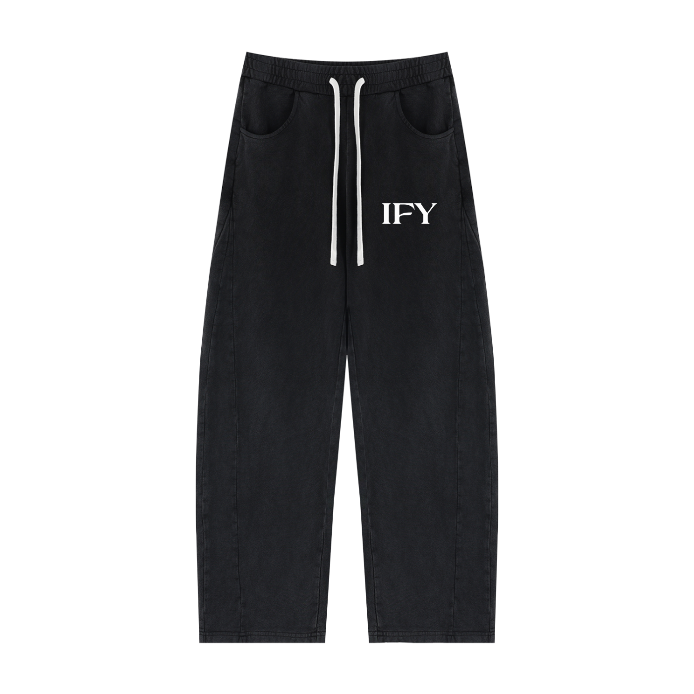 Unisex Mineral Wash Barrel Sweatpants