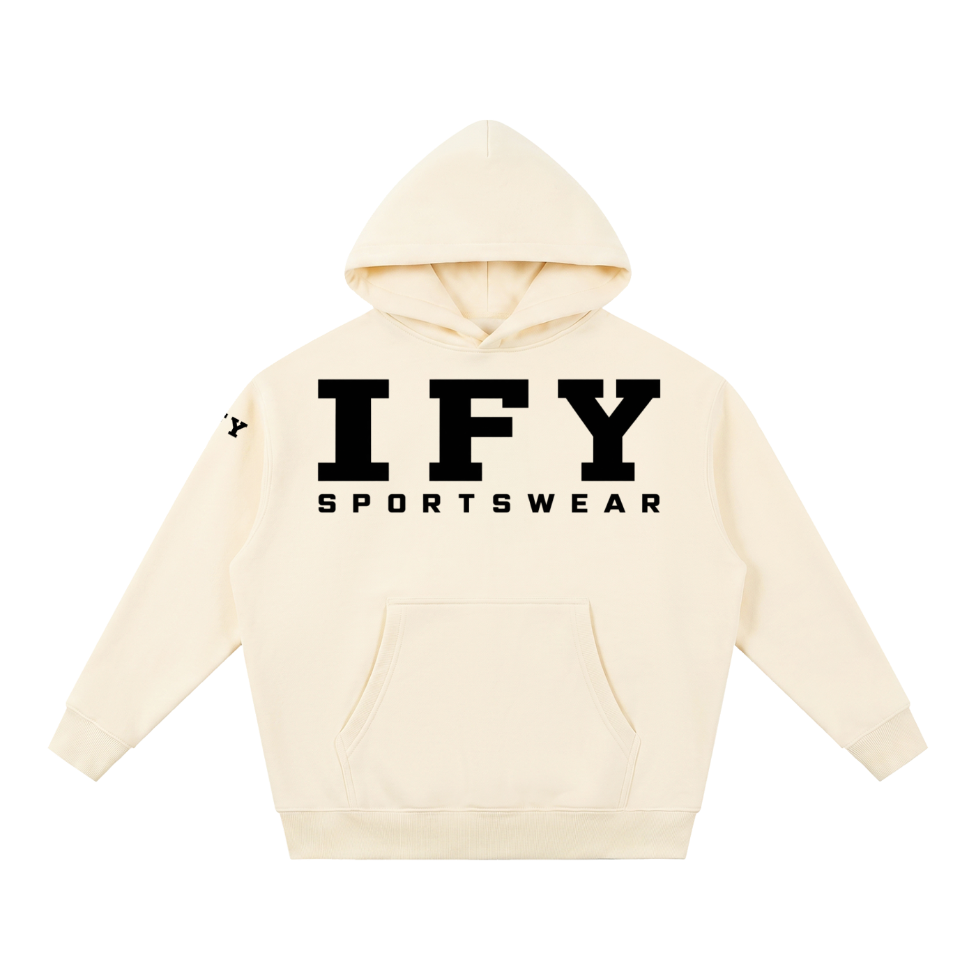 Essential Oversized Boxy Fit Fleece Hoodie