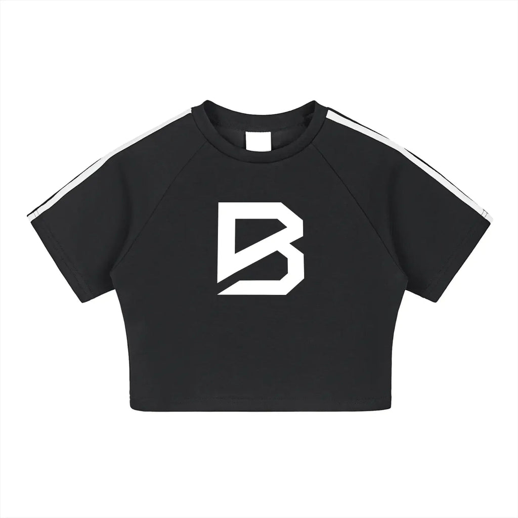 Women's Cooling Performance Crop Top - Taped Gym Crop Top | BRACE