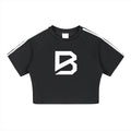 Women's Cooling Performance Crop Top - Taped Gym Crop Top | BRACE